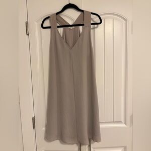 Wilfred Backless Gray Dress
